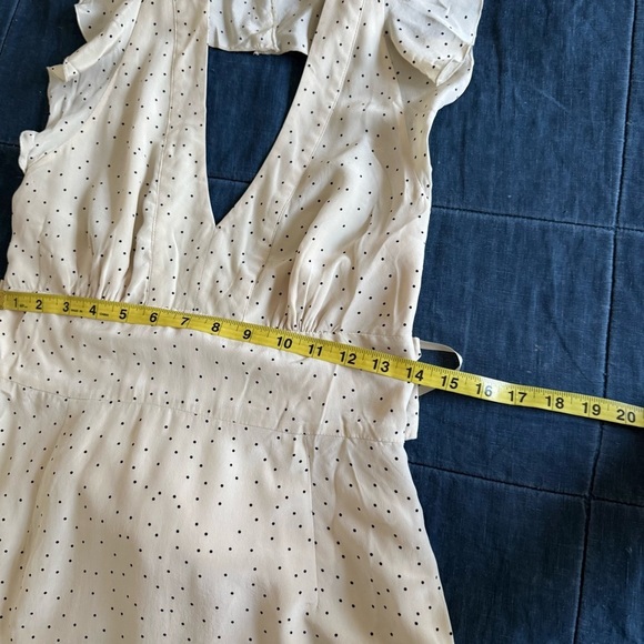 NWOT Hoss Intropia Marfil silk maxi open back dress, size 38/US6 - Picture 5 of 13